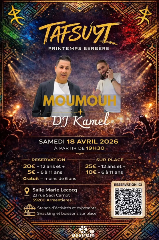 Visuel du concert TAFSUT - Printemps berbère